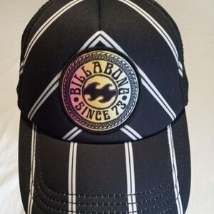 Billabong Black and White Logo Cap